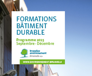 Organising the “Formations Batiment Durable” training courses in 2014, 2015 and 2016